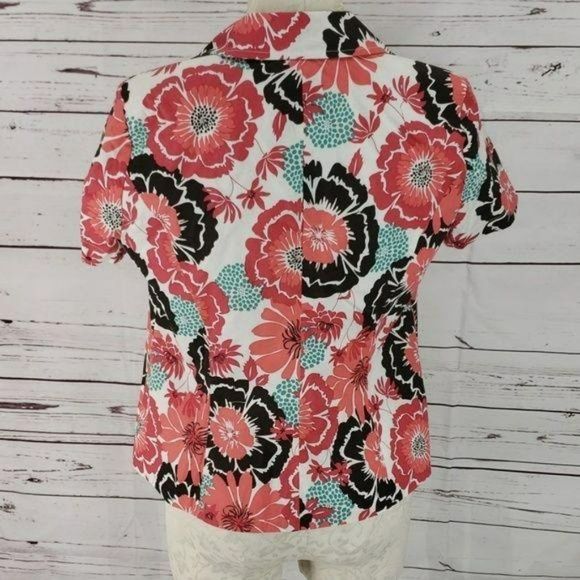 Notations Petite medium Floral Printed Blazer - Picture 4 of 7